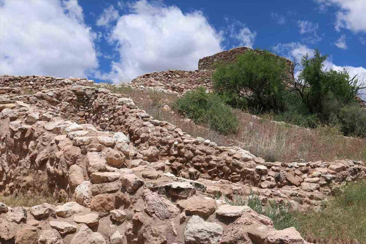 Tuzigoot Pueblo, an ancestral Sinagua hilltop village overlooking Arizona's Verde Valley